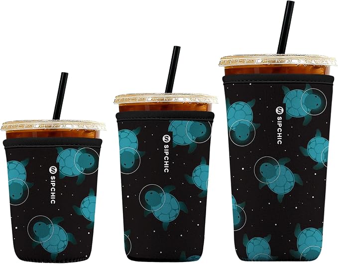 Iced Coffee Sleeve – Neoprene Reusable Cup Sleeves by Unknown