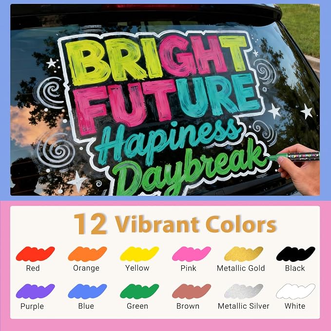 12 Dual Tip Liquid Chalk Markers - Image 5