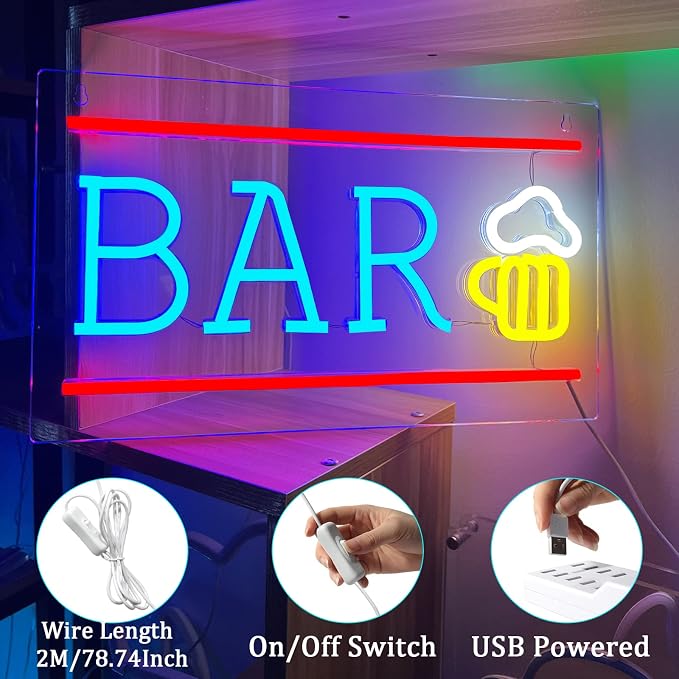 Bar Neon Sign Beer LED Neon Light - Image 7
