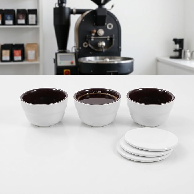 ibasenice 2 Set Ceramic Coffee Tasting Bowl, 200ml/6.8oz Small Bowls - Image 6