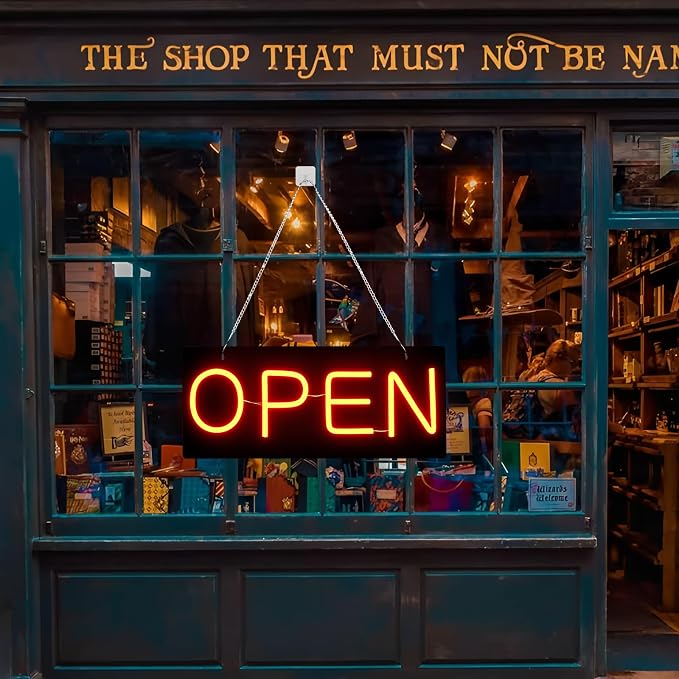 Led Open Signs for Business, Open and Close Double sided Witching, Powered by - Image 7