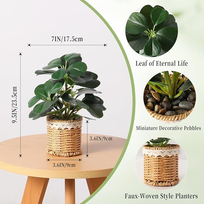 Nubry Fake Plants Artificial Potted Plants - Image 2