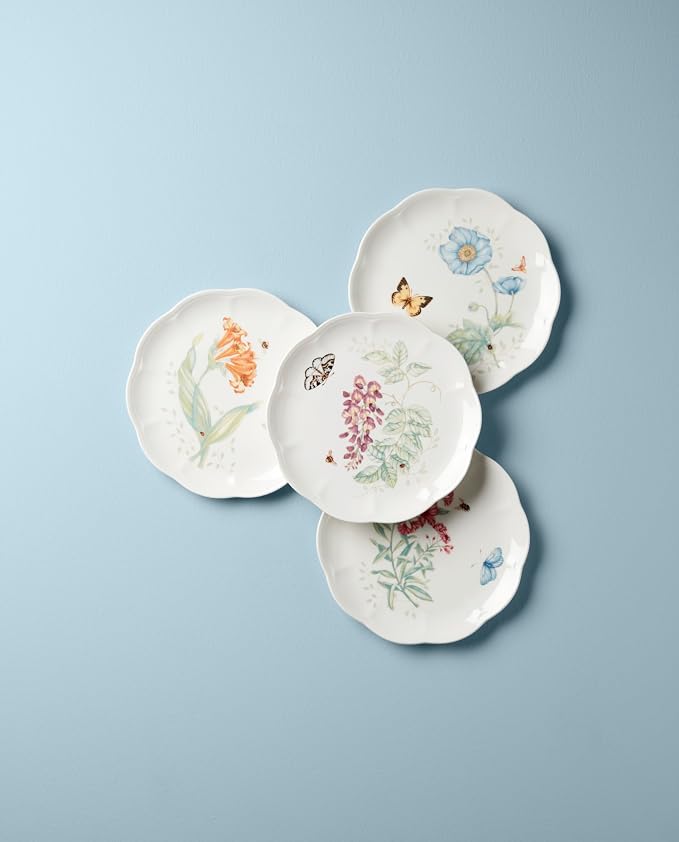 Lenox Butterfly Meadow 4-Piece Accent Plate Set - Image 3