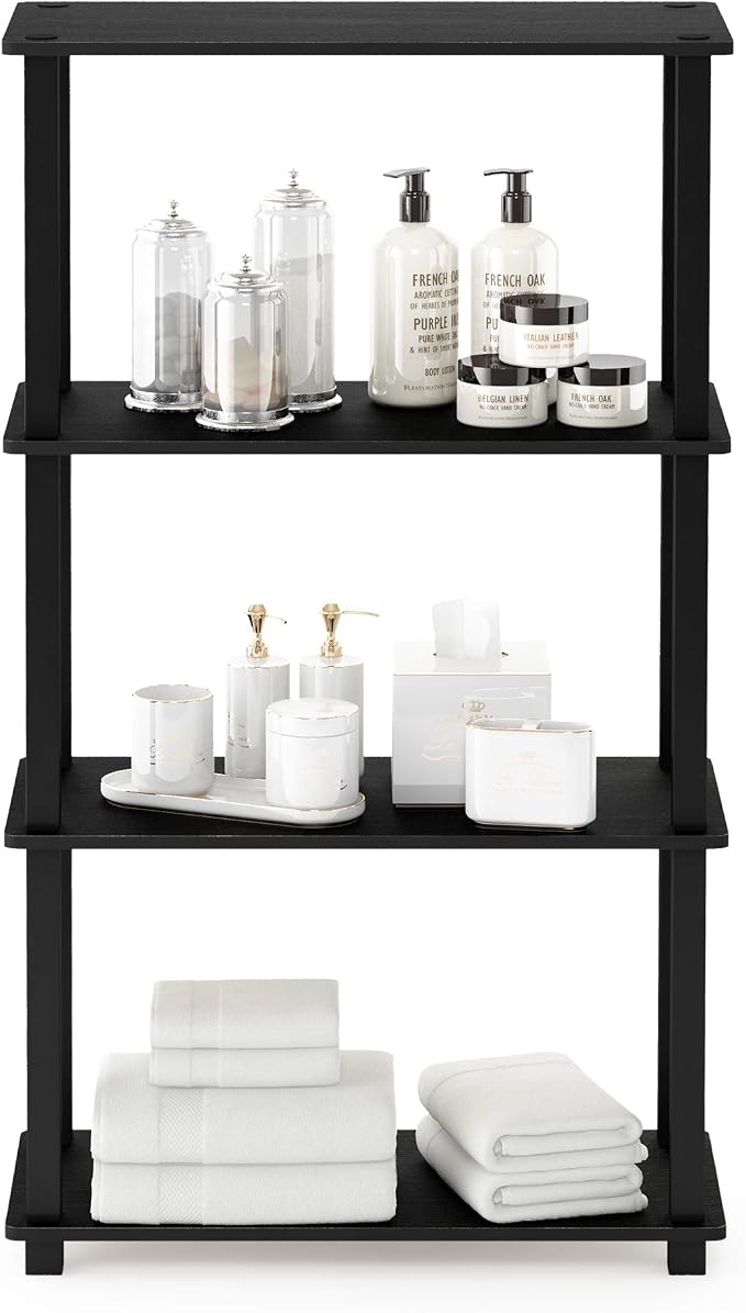 Furinno Turn-S-Tube 4-Tier Storage Shelves Bookshelf - Image 3