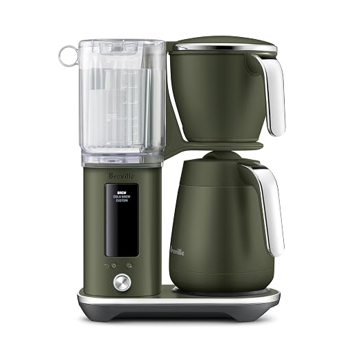 Breville Luxe Drip Coffee Machine BDC465OLT, Olive Tapenade, Thermal Carafe by Unknown