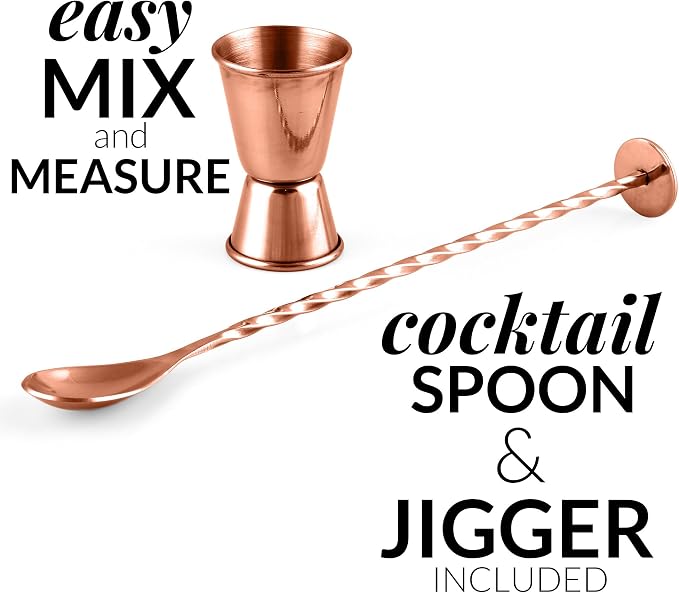 Zulay Cocktail Shaker Set - Image 6