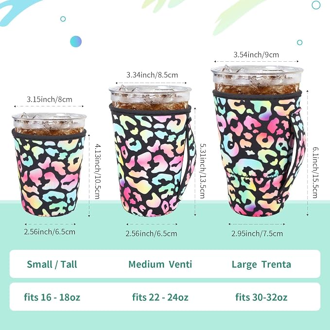 Iced Coffee Sleeve Insulator Sleeves - Image 2