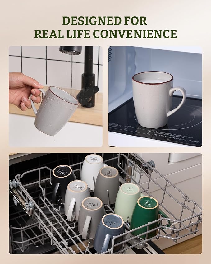 famiware Venus Coffee Mugs for 4, 13 oz Mug Set, Dringking Cup - Image 5