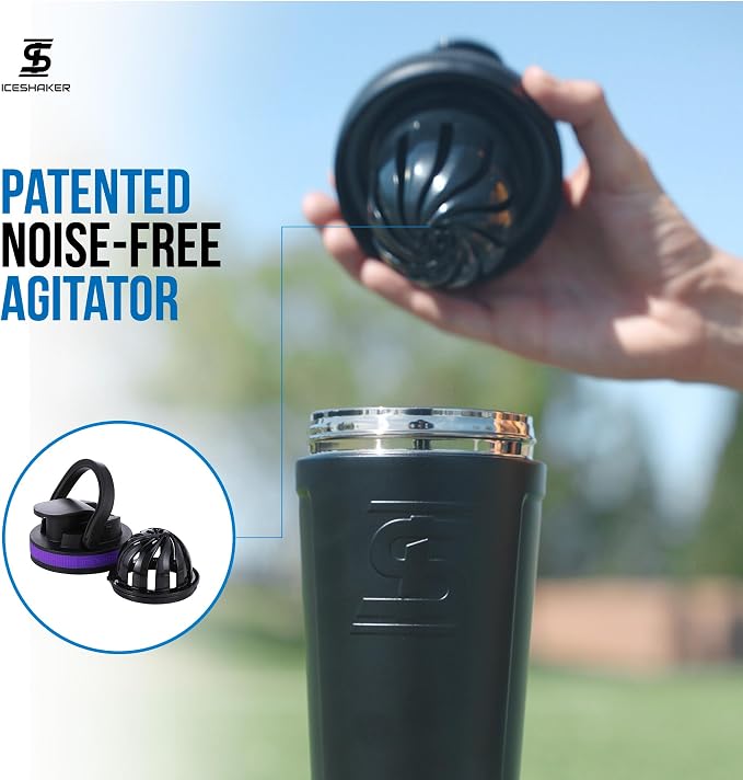 Ice Shaker Insulated Stainless Steel Shaker Bottle | 26oz - Image 5