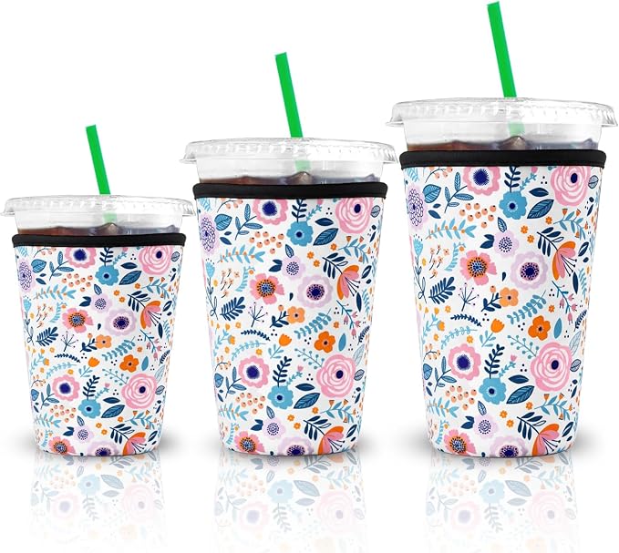 Reusable Iced Coffee Insulator Sleeve by XccMe