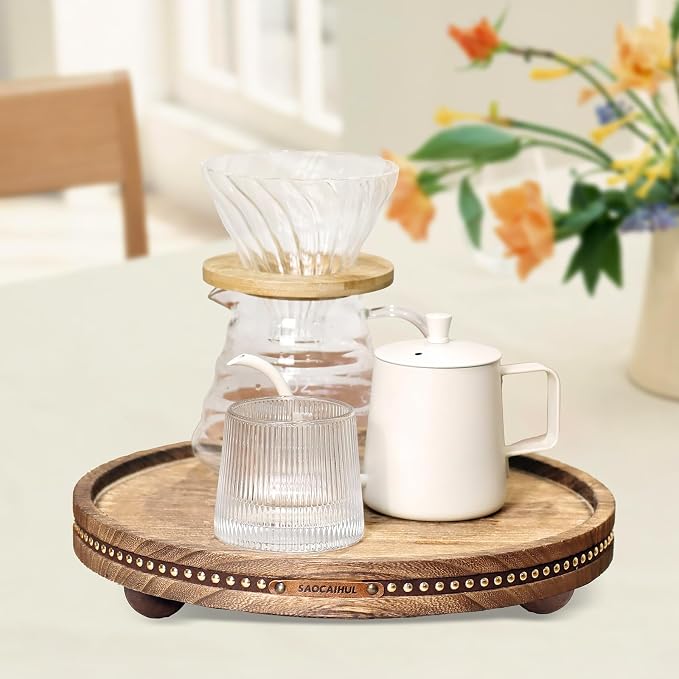 Decor Decorative Round Tray 11.81in - Image 4