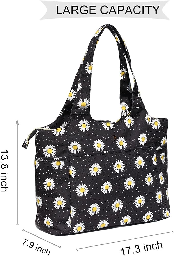 ESVAN Yoga Tote Bag Mat bag Women Shoulder Bags Carryall Tote - Image 2