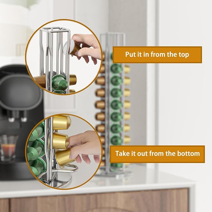 SEVENLINE Coffee Pod Holder Stand Compatible - Image 6