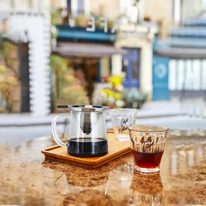 Pour Over Coffee Dripper Slow Drip Paperless Coffee Filter, Double Mesh - Image 7