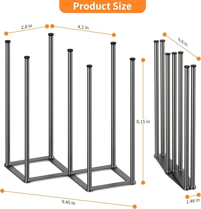 KORRTFID Foldable Bottle Drying Rack, Baby Bottle Drying Rack, Collapsible Cup - Image 2