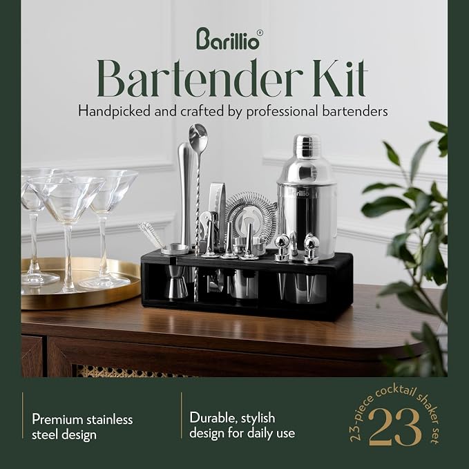 Barillio Silver Bartender Kit - Image 2
