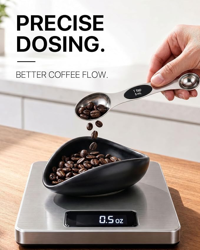 Ceramic Coffee Bean Dosing Cup + 10ml/0.35oz Sprayer + 5ml/0.18oz Dual-Headed - Image 4