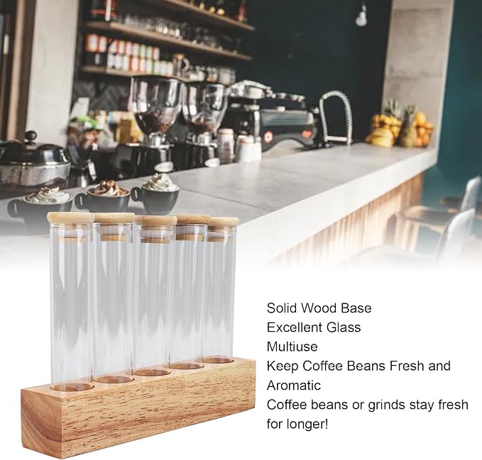 Yosoo Health Gear Coffee Bean Jars Canisters, Glass Coffee Storage Containers - Image 9