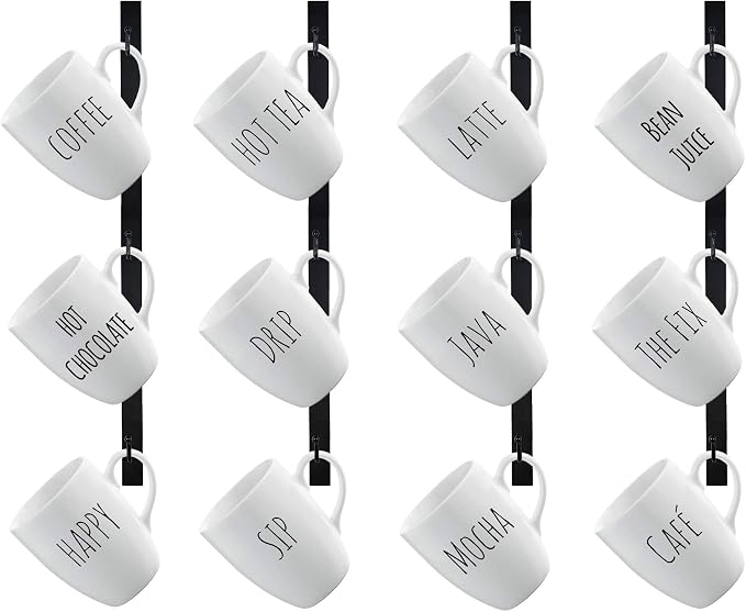 Coffee Mug Rack Wall Mounted, Space-Saving, Rust-Resistant - Image 8