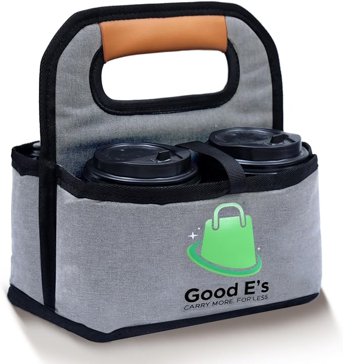 Good E’s 4 Cup Reusable Coffee Cup Carrier by GoodEs