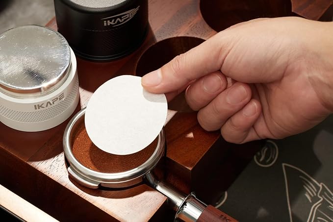 IKAPE 54mm Espresso Tamper Kit 4 in 1 Black, Complete Portafilter accessory set - Image 5