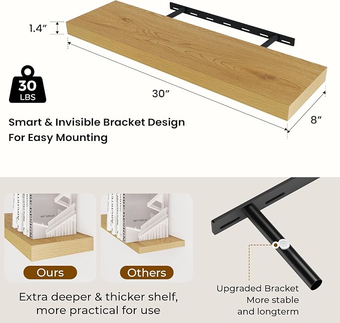 Dreamland 30 Inches Floating Shelves - Image 3
