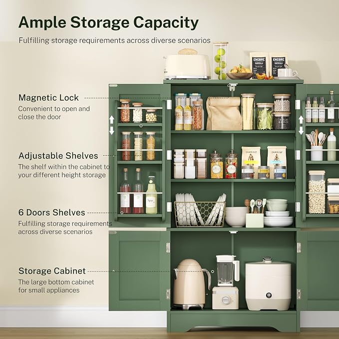 TEENFON 43" H Storage Cabinet - Image 4
