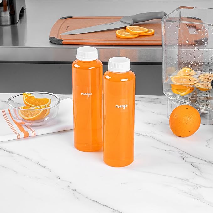 Restaurantware Label Tek 1.9 x 1 Inch Orange Juice Bottle Labels 100 - Image 9
