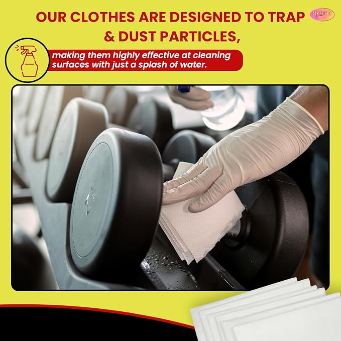Streak Free/3 Microfiber Glass Cleaning Cloth, 6 Pack, Lint Free & Reusable - Image 7