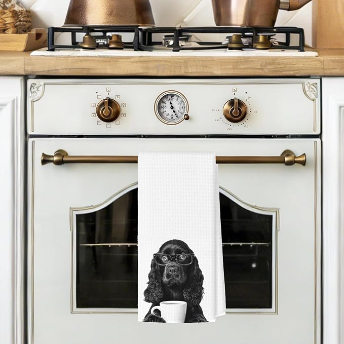 Funny Cocker Spaniel Kitchen Towels, Dog Kitchen Accessories, Dog Chef Gifts - Image 2