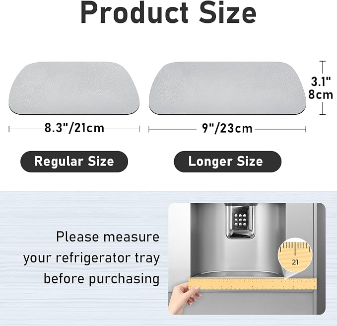 LOPNUR Refrigerator Drip Tray Catcher 2 Pack - Image 2