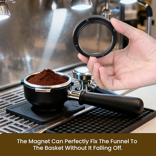 Magnetic Dosing Funnel, Espresso Coffee Dosing Ring - Image 5