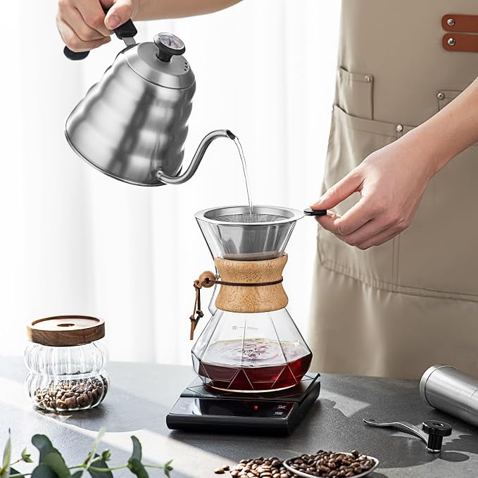 Pour Over Coffee Maker Set – 40oz Gooseneck Kettle - Image 3