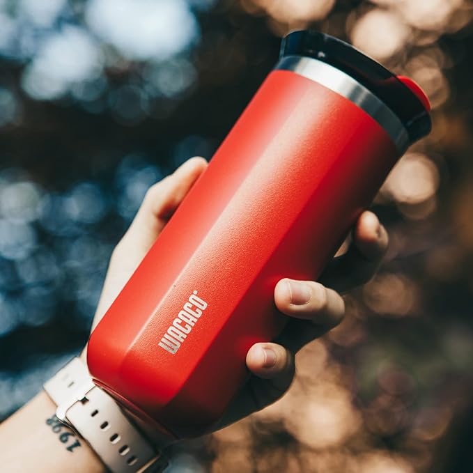 WACACO Octaroma Grande Vacuum Insulated Coffee Mug, 15 fl oz, Double-wall - Image 2
