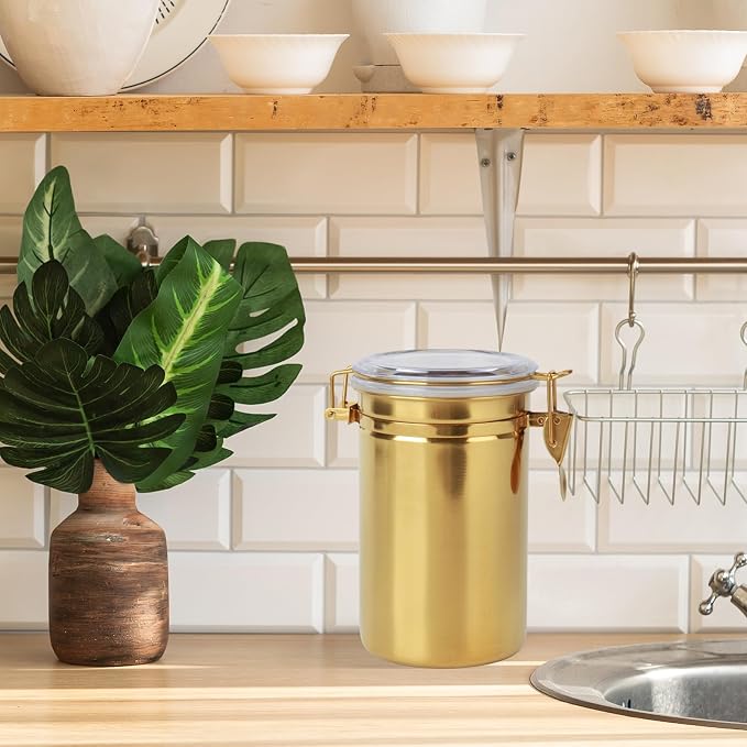 Kitchen Canister 41 oz, Airtight Stainless Steel Kitchen Food Storage Container - Image 7