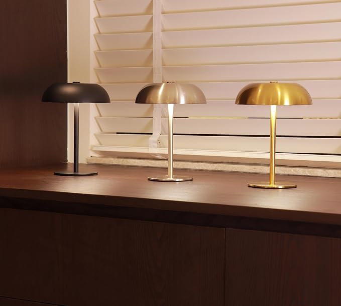 2 Pack Cordless Mushroom Table Lamp - Image 3