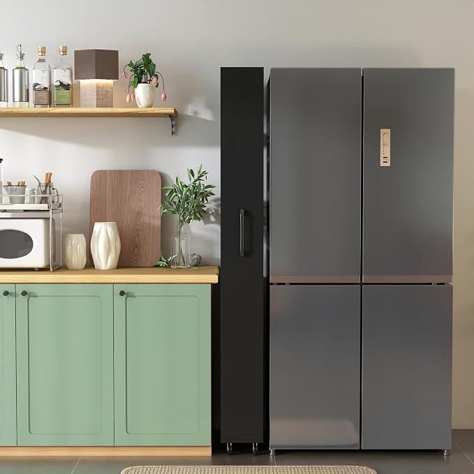 KEIKI 7 Tier Pull-Out Kitchen Pantry Storage Cabinet, Spice Rack Next to Fridge - Image 3