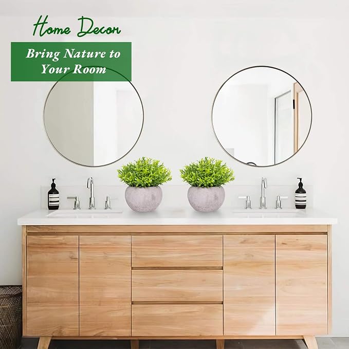 Small Fake Plants for Bathroom Shelf Decor, Mini Artificial Plants Indoor Fake - Image 6