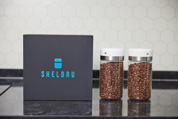 Smart Coffee Container & Food Storage w/Electric Vacuum Seal, Airtight Coffee - Image 3