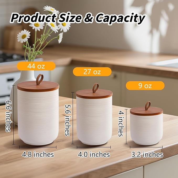 Food Storage Jar Strong Ceramic Storage Canisters - Image 2