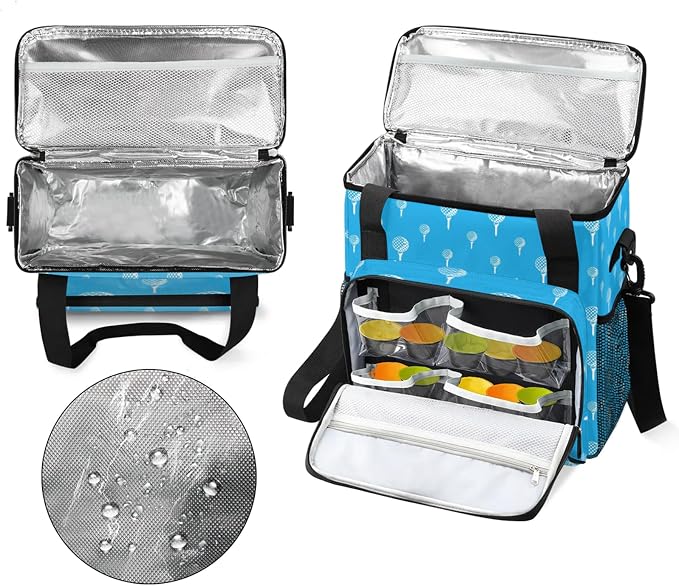 Golf Ball Coffee Maker Travel Bag, Golf Ball Large Carrying Storage Case - Image 3