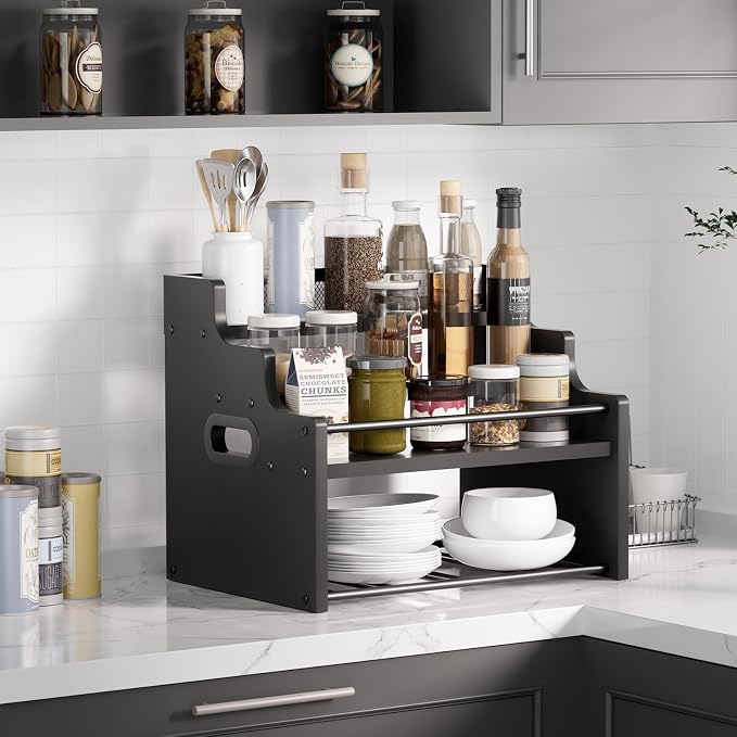 4-Tier Wood Display Shelf Wine Rack - Image 5