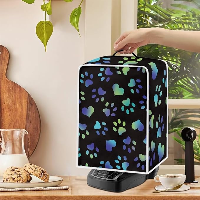 Blue Dog Paw Coffee Machine Covers Removable Covers - Image 5