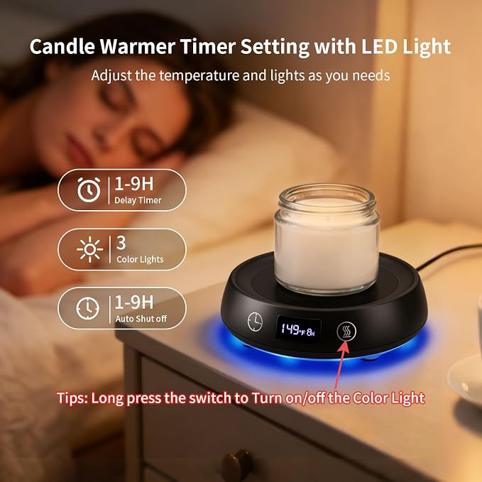 Coffee Mug Warmer & Mug Set, Electric Beverage Cup Warmer - Image 3