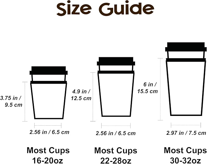 Iced Coffee Sleeve Reusable Small 16-20oz - Image 2