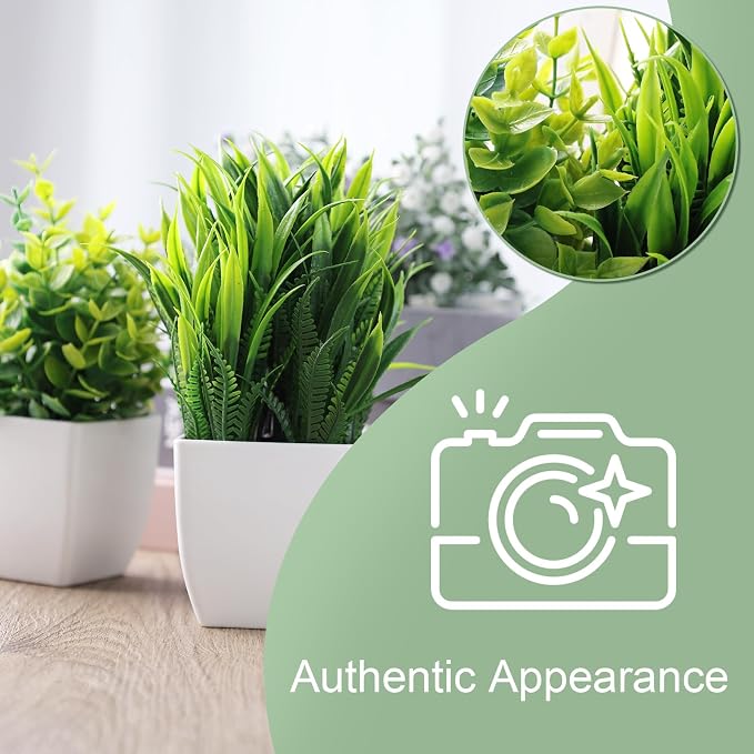 DomeStar 2PCS Fake Plants Indoor - Image 4