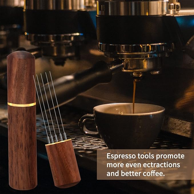 Zolunu Espresso Coffee Stirrer 5 Needles 0.4mm Espresso Distribution Tools - Image 5
