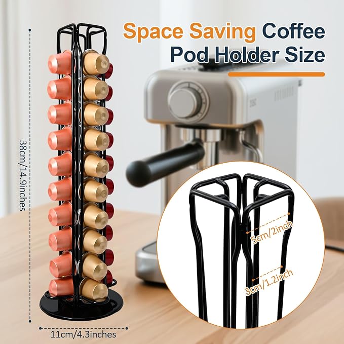 Coffee Pod Holder – 360° Silent Rotating - Image 3