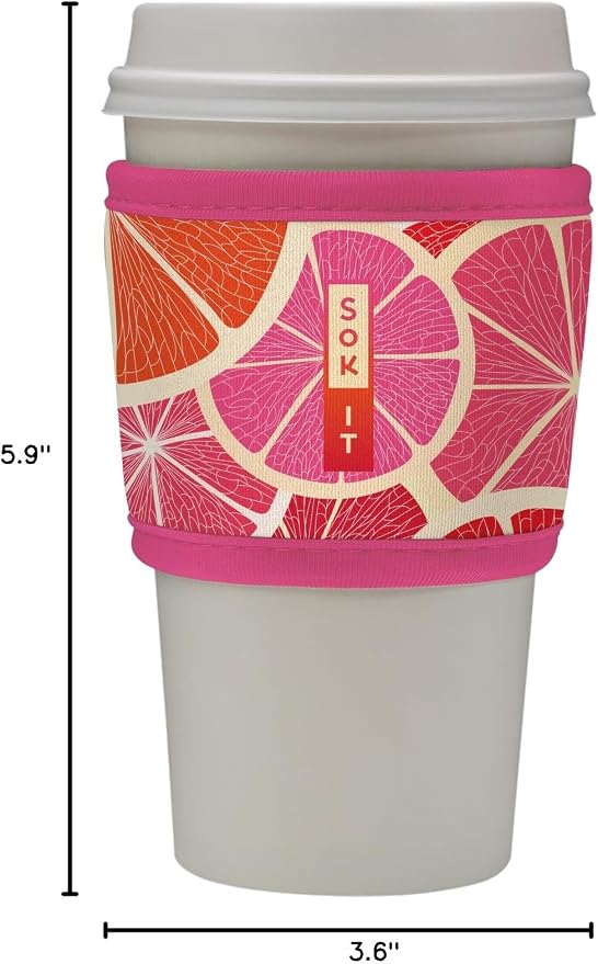 Sok It HotSok Coffee & Tea Reusable Insulated Neoprene Cup Sleeve - Image 7