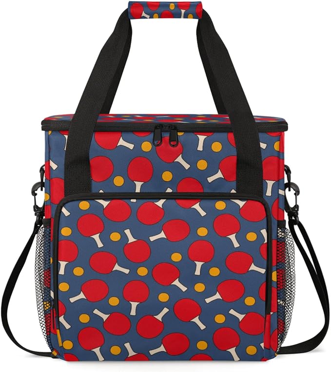 Table Tennis Pattern Coffee Maker Travel Bag, Table Tennis Pattern Large by Home